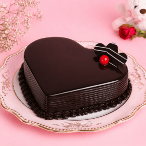 Heart Shape Chocolate Cake