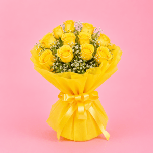Premium 10 Yellow Roses Bouquet