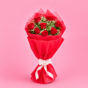 8 Red Roses Bouquet