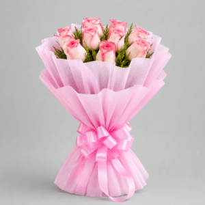 Pure Passion Pink Rose Bouquet