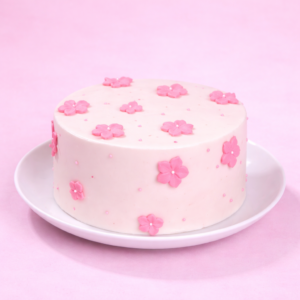 Pink Blossom Chocolate Cake