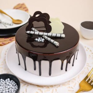 Classic Chocolate Drip Celebration Cake